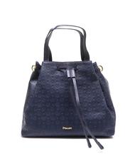 POLLINI HERITAGE EMBOSSED Handtasche Blau - Damentaschen - 1