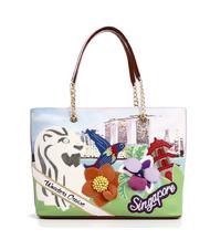 BRACCIALINI TUA Cartoline SINGAPORE Schultertasche Fantasie - Damentaschen - 1
