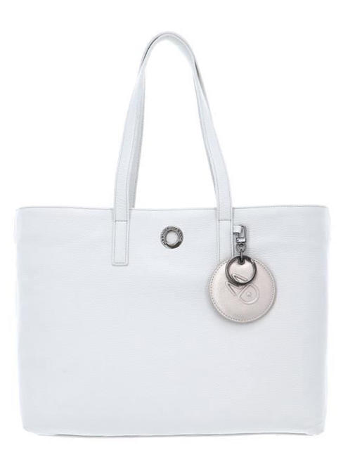 MANDARINA DUCK MELLOW MELLOW Einkaufstasche mit Sachet, aus Leder NEBEL - Damentaschen