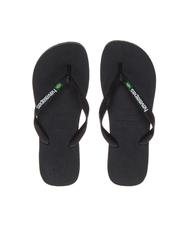 HAVAIANAS BRASIL LOGO Flip-Flops für Herren Schwarz Schwarz - Schuhe Unisex - 1