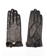 TOSCA BLU Handschuh in Haut pois e fiocchetto  Schwarz - Handschuhe - 1