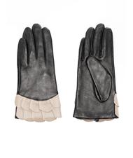 TOSCA BLU Handschuhmitrouches  schwarz / natur - Handschuhe - 1