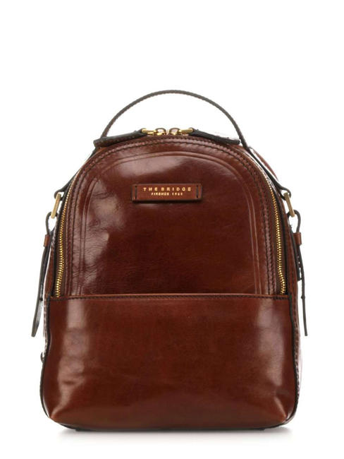 THE BRIDGE PEARL DISTRICT Rucksack aus Leder BRAUN - Damentaschen