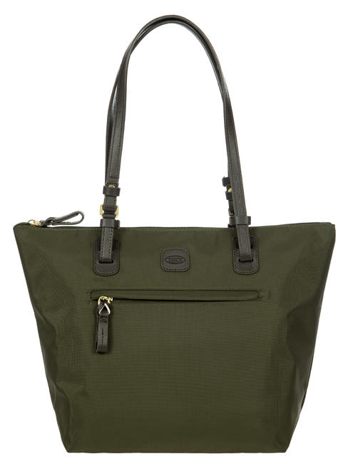 BRIC’S X-BAG Einkaufstasche um die Schulter oliv / dunkelbraun - Damentaschen