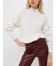 LIUJO   Pullover mit Stehkragen und Nieten bialana - Damenpullover - 1