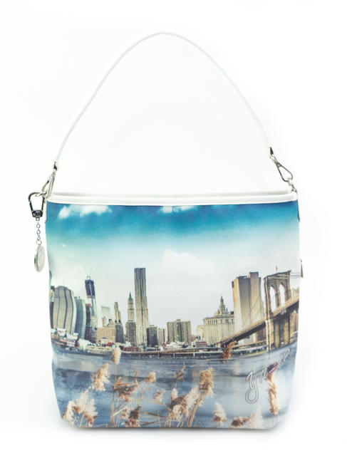YNOT YESBAG Umhängetasche mit Schulterriemen New Yorker Landschaft - Damentaschen