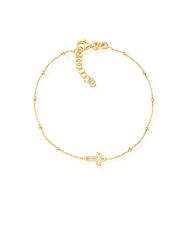 AMEN PREGA E AMA Vergoldetes Silberarmband Gold - Armb&auml;nder - 1