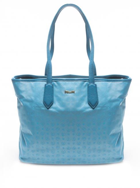 POLLINI Heritage Soft Schulter-Shopper mit Clutch Hellblau - Damentaschen