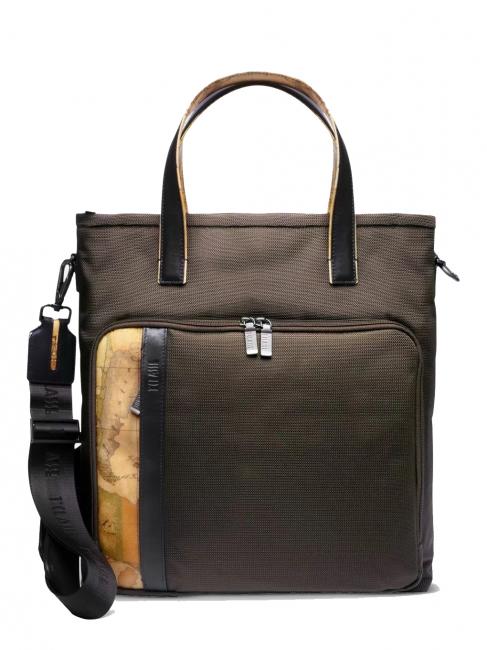 ALVIERO MARTINI PRIMA CLASSE WORK WAY Vertikaler Ordner, 13 "PC-Halter dunkelbraun - Arbeitstaschen