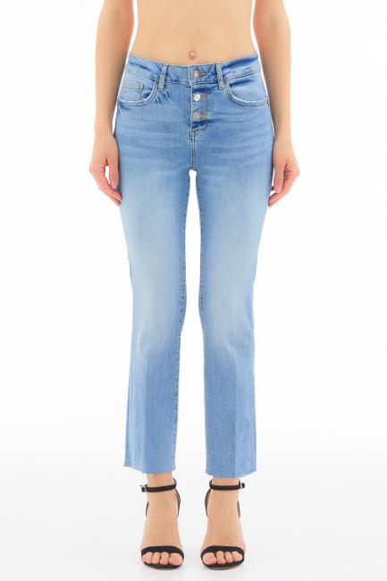 LIUJO PRINCESS Bottom-up-Jeans mit hoher Taille denimblau ssw verführen - Damenjeans