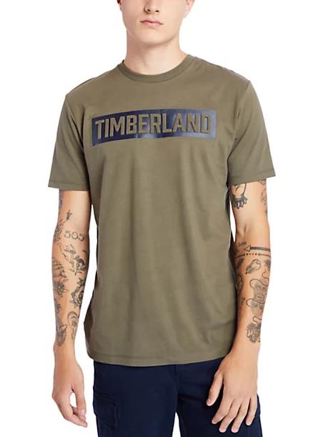 TIMBERLAND SS 3D EMBOSSED T-Shirt mit geprägtem Logo Grabblatt - Herren-T-Shirts