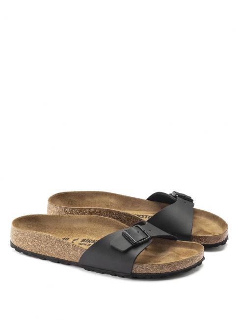 BIRKENSTOCK MADRID BIRKO FLOR Pantoffel-Sandale Schwarz - Schuhe Unisex