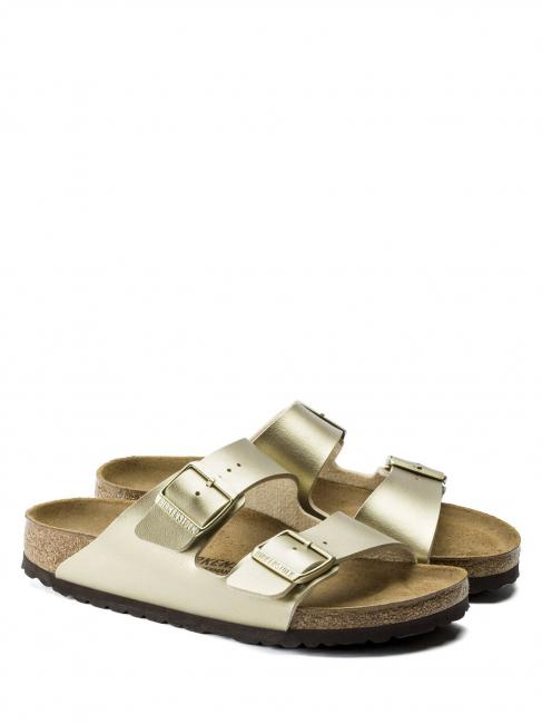 BIRKENSTOCK ARIZONA BIRKO-FLOR Pantoffel-Sandale Gold - Schuhe Unisex
