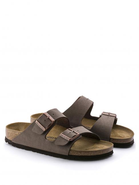 BIRKENSTOCK ARIZONA BIRKO-FLOR NUBUK Pantoffel-Sandale Mokka - Schuhe Unisex