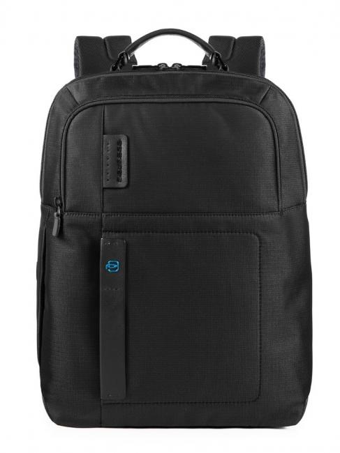 PIQUADRO Zaino P16, PC-Halter 15,6 " CHEVRON / SCHWARZ - PC-Rucksäcke