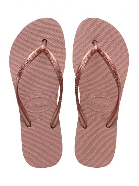 HAVAIANAS SLIM FLATFORM SLIM FLATFORM Damen-Flip-Flops KROKUS / ROSE - Damenschuhe