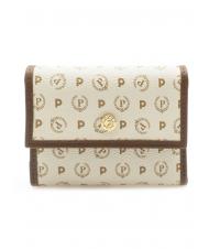 POLLINI Geldb&ouml;rse HERITAGE CLASSIC halb, mit Geldb&ouml;rse elfenbein / braun - Brieftaschen Damen - 1