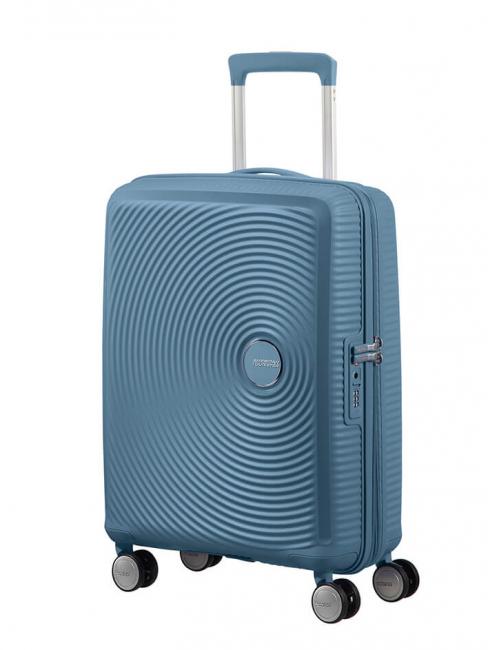 AMERICAN TOURISTER Trolley SOUNDBOX, Handgepäck, erweiterbar steinblau - Handgepäck