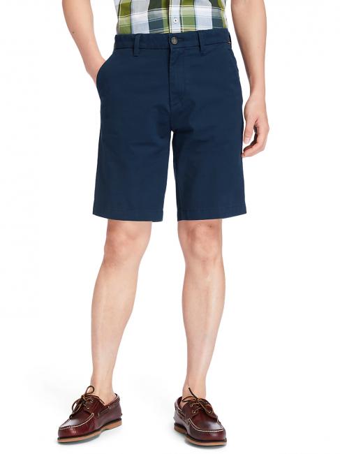 TIMBERLAND STRAIGHT CHINO Bermuda-Shorts aus Stretch-Baumwolle dunkler Saphir - Hosen Herren