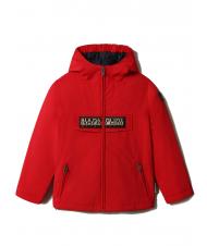 NAPAPIJRI k rainforest op giacca Jacket with zip and hood roter Tango - Kinder Jacken - 1