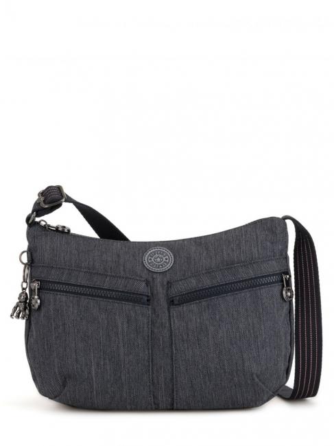 KIPLING CLASSIC IZELLAH Mittlere Umhängetasche Aktiver Denim - Damentaschen