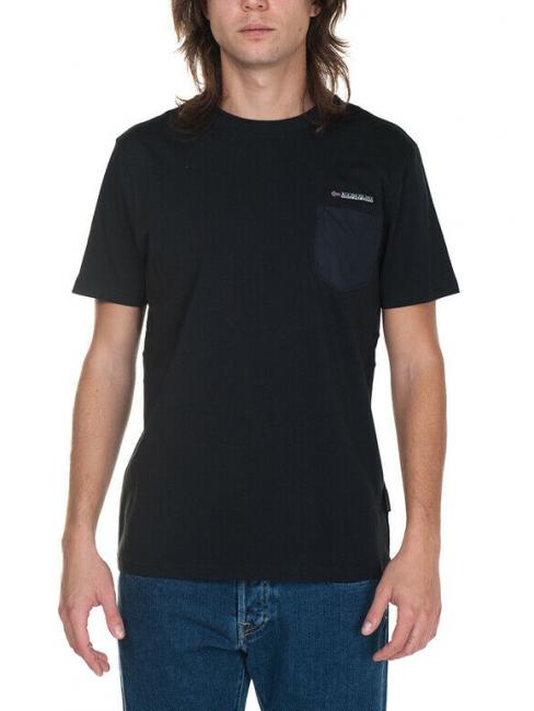NAPAPIJRI SAMIX SS Baumwoll t-shirt schwarz 041 - Herren-T-Shirts