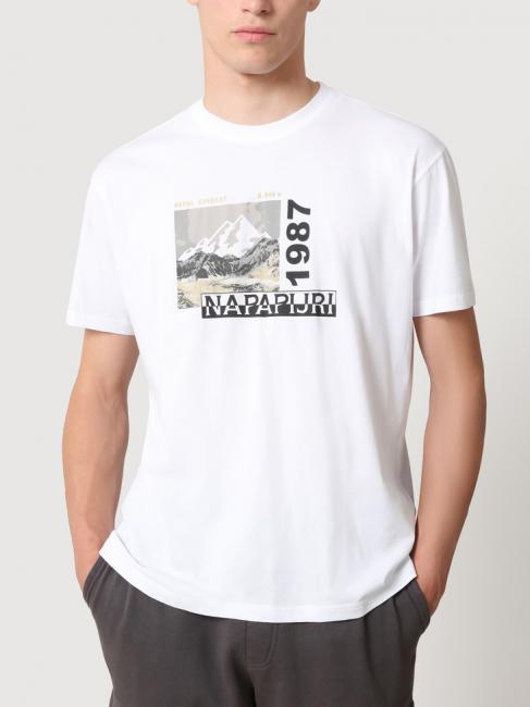 NAPAPIJRI SULE Baumwoll t-shirt weiß grp f8e - Herren-T-Shirts
