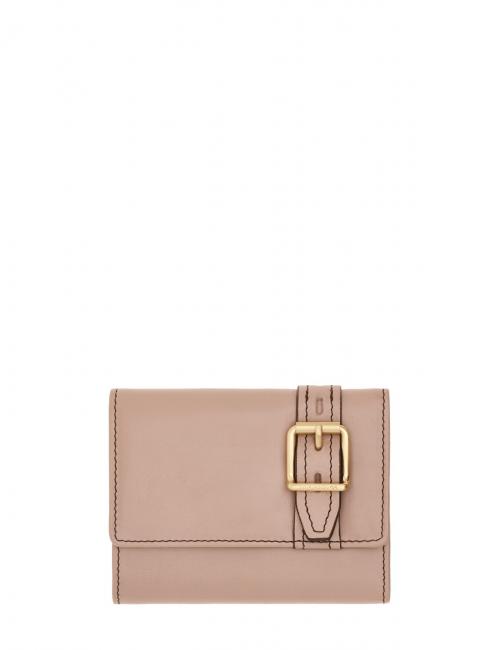 THE BRIDGE CALIMALA Damenbrieftasche aus Leder Vintage-Rosé / Gold - Brieftaschen Damen