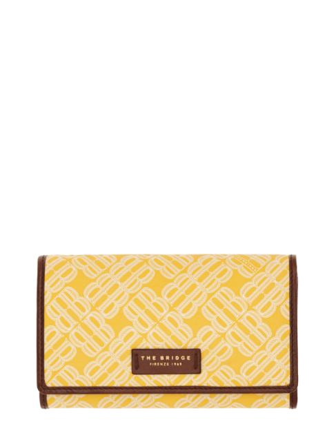 THE BRIDGE ANNA Damenbrieftasche mit Münzfach sonnenblumengelb / gold abb - Brieftaschen Damen