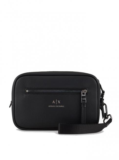 ARMANI EXCHANGE Beauty case con tasca frontale e polsierina  Schwarz - Beauty-Case