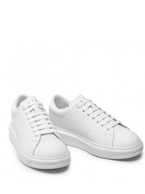 ARMANI EXCHANGE Sneaker in Haut Ledersneaker OP WEISS - Herrenschuhe