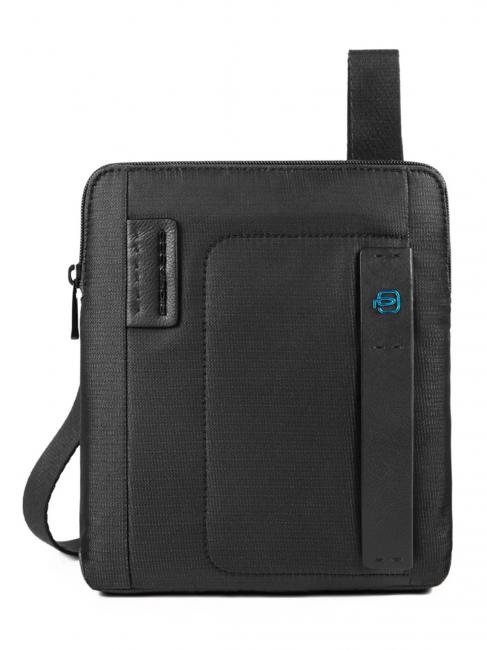 PIQUADRO Bürste Linie PULSE P16, iPad-Halter CHEVRON / SCHWARZ - Umhängetaschen Herren