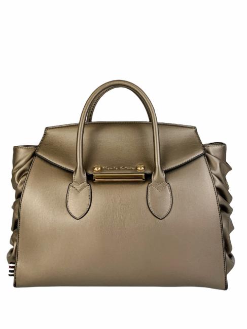 MANILA GRACE LIKO L Handtasche mit Schulterriemen Bronze- - Damentaschen