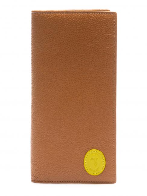 TRUSSARDI Geldbörse verticale in Haut  Leder / gelb - Brieftaschen Herren