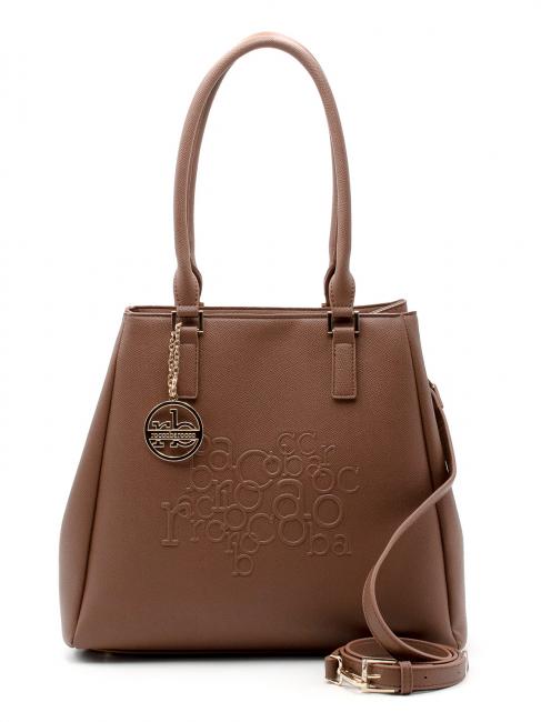ROCCOBAROCCO CALIPSO Handtasche mit Schultergurt Braun - Damentaschen