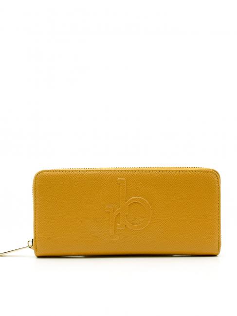 ROCCOBAROCCO AGATA Großes Portemonnaie mit Reißverschluss gelb - Brieftaschen Damen