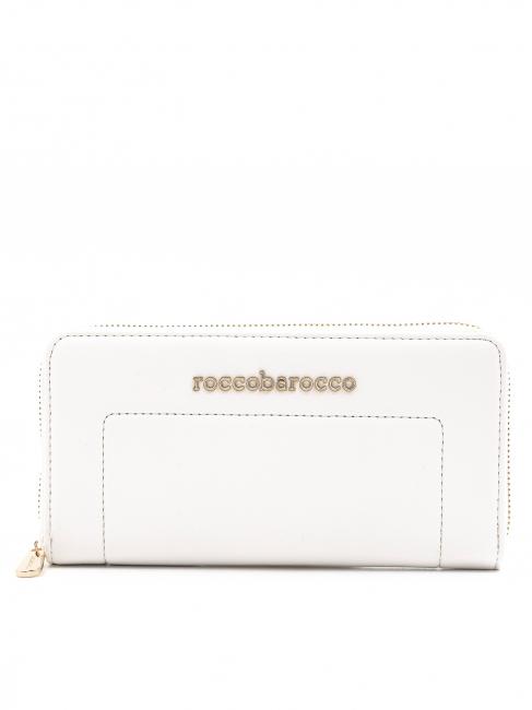 ROCCOBAROCCO ELGA Großes Portemonnaie mit Reißverschluss Weiß - Brieftaschen Damen