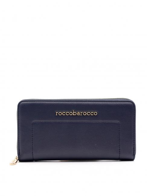 ROCCOBAROCCO ELGA Großes Portemonnaie mit Reißverschluss blau - Brieftaschen Damen