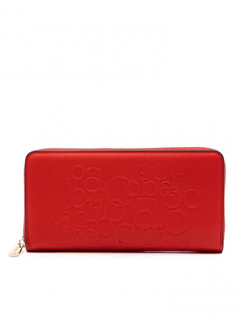 ROCCOBAROCCO MOLLY Großes Portemonnaie mit Reißverschluss rot - Brieftaschen Damen