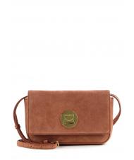 COCCINELLE BORSA MINI Mini-Schultertasche aus Wildleder Zimt - Damentaschen - 1
