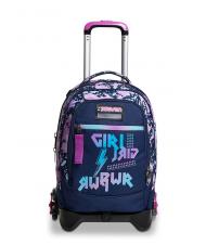 SEVEN DRAWINGPIN GIRL JACK Rucksack mit abnehmbarem Trolley, Dreifachrollen - Rucks&auml;cke mit Trolleyfunktion