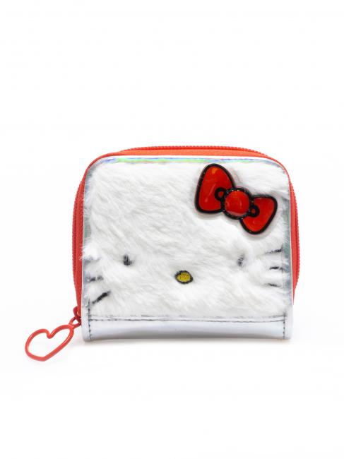 HELLO KITTY FURRY Brieftasche mit Mini-Reißverschluss Weiß - Taschen und Accessoires für Kids