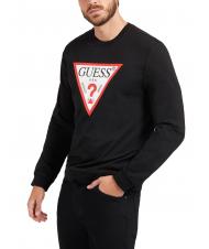 GUESS AUDLEY Sweatshirt mit Dreieck-Logo - Sweatshirts Herren