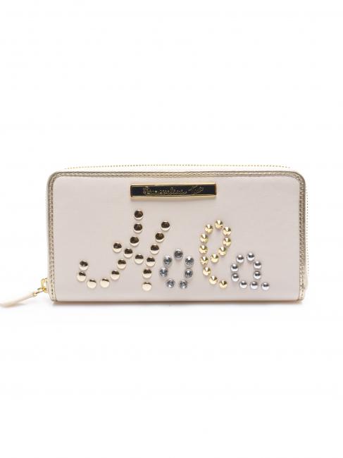 BRACCIALINI TUA Greetings Brieftasche mit Reißverschluss BEIGE - Brieftaschen Damen