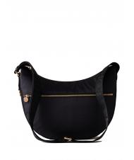 BORBONESE LUNA M Schultertasche dunkles Schwarz - Damentaschen - 1