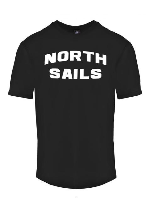 NORTH SAILS LOGO Baumwoll t-shirt Schwarz - Herren-T-Shirts
