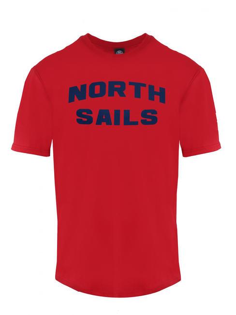 NORTH SAILS LOGO Baumwoll t-shirt rot - Herren-T-Shirts