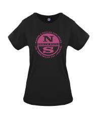 NORTH SAILS MARINE & OCEANS Baumwoll t-shirt - T-Shirts und Tops f&uuml;r Damen