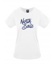 NORTH SAILS 1967 LOGO Baumwoll t-shirt - T-Shirts und Tops f&uuml;r Damen