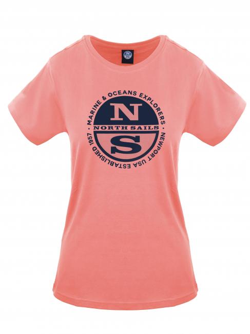 NORTH SAILS MARINE & OCEANS Baumwoll t-shirt Rose - T-Shirts und Tops für Damen